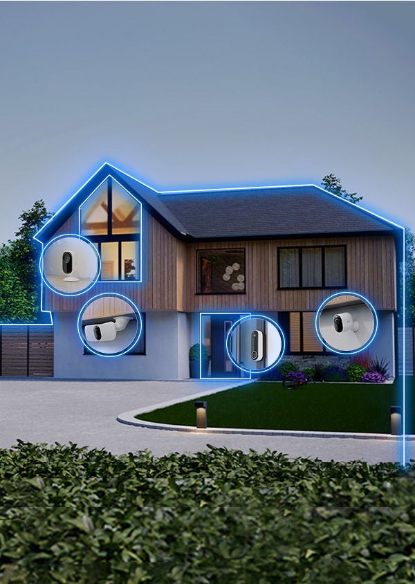  home installed with arlo cameras