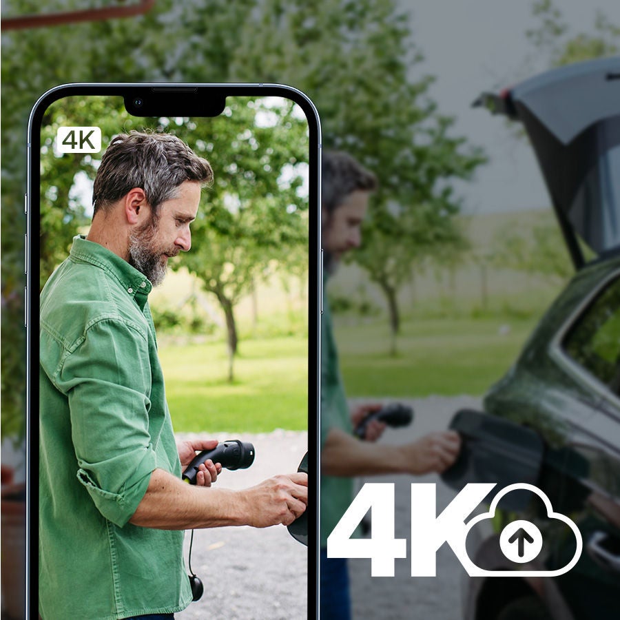 a man shown in 4k video