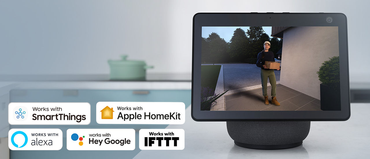 Arlo ist kompatibel mit Smarthings, Apple HomeKit, Hey Google, Alexa und IFTT