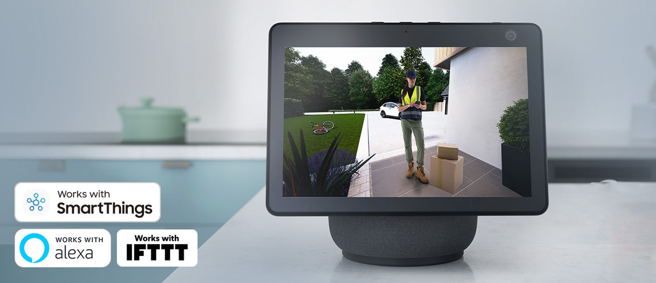 Smart home compatibility: Works with Alexa, SmartThings and IFTTT.