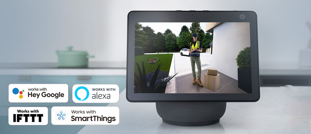 Kameran är kompatibel med Google Assistent, Smartthings, Alexa och IFTTT